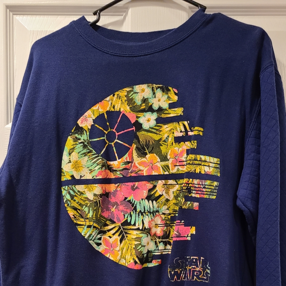 Star Wars Floral Death Star Sweatshirt